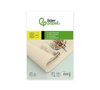 Liderpapel – Bloc papel milimetrado encolado ML97 210x297 mm 50 hojas 80 g/m²