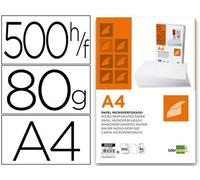 Liderpapel Papel A4 PA07 80 g/m2 blanco microperforado 3 partes paquete 500 hojas