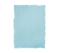 Papel de color pergamino con esquinas A4 240G/M2 azul (10 hojas)