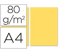 Papel color liderpapel a4 80g/m2 crema paquete de 100 - PC50
