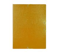 Carpeta proyectos liderpapel folio lomo 50mm carton gofrado amarilla - PJ51