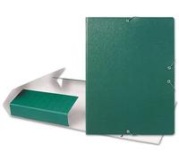Carpeta proyectos liderpapel folio lomo 70mm carton gofrado verde - PJ76