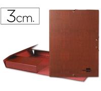 Carpeta proyectos liderpapel folio lomo 30mm carton forrado cuero - PY32