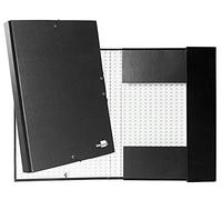 Carpeta proyectos liderpapel folio lomo 30mm carton forrado negra - PY33