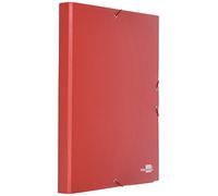Carpeta proyectos liderpapel folio lomo 30mm carton forrado roja