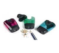 Liderpapel - Sacapuntas Plástico 1 Uso con Depósito