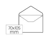 Sobre liderpapel n.0 blanco tarjeta de visita 70x105mm engomado caja de 100 unidades - SB03