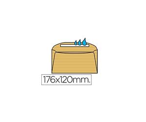 Liderpapel SB40 - Pack de 500 sobres, 120 x 176 mm, color crema