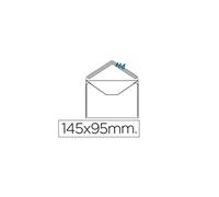 Sobre liderpapel n.1 blanco minimo normalizado 90x140mm engomado solapa de pico caja de 500 unidades - SB04