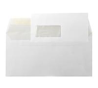 Liderpapel - Sobre N.6 Blanco Americano Ventana Izquierda 115X225 Tira De Silicona Open Sistema Caja De 500 Unidad