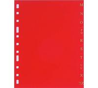 Separador liderpapel plastico alfabetico a-z cuarto - SP04