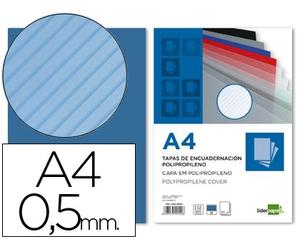 Liderpapel - Te18 Pack De 100 Tapas De Encuadernación, A4, 0.5 Mm