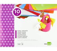 Liderpapel TM07 - Papel Crespon, Bloc trabajos manuales, 240 x 315 mm.