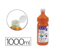 Liderpapel TP25 - Tempera liquida, 1000 ml, color naranja