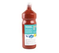 Tempera liquida liderpapel escolar 1000 ml marron - TP38