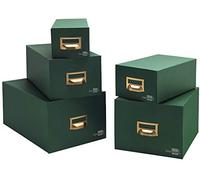 Liderpapel Archivo para chips pantalla verde para 500 fichas 160 x 220 mm
