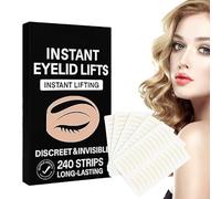 Lidheber Pflaster | Unsichtbare Lidheber Pads Ohne Klebstoff,Beauty Streifen 240 Stück Für Damen Make-up Reise Date Abend