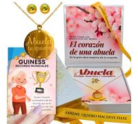 Lidia Pasalodos Regalo Abuela - Regalos Para Abuelas - Regalo Abuela Cumpleaños - Colgante - Collar - Yaya - Regalos Abuelas Originales