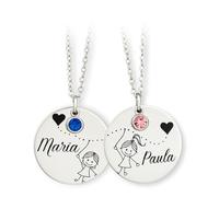 Lidia Pasalodos Regalo Hermana, Collares Best Friends Para 2, Colgante Hermanas, Regalo Mejor Amiga, Regalo Amigas Especiales, Regalos Para Hermanas, Regalos Personalizados Amigas,Bff
