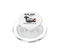 Lidiar con los desafíos Duck Roll Off Cita Divertida PopSockets PopGrip para MagSafe