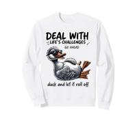 Lidiar con los desafíos Duck Roll Off Cita Divertida Sudadera