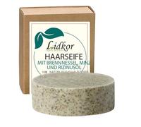 LIDKOR Bio Champú Sólido con Extracto de Ortiga y Romero 80g