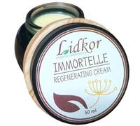 LIDKOR Siempreviva Crema Hidratante con Vitamina C & Aceite de Coco 50 ml | Crema para Rostro y Cuerpo - Cuidado Hidratante con Siempreviva