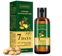 Lidoria Ginger Anti Hair Loss Oil 7 Days, Lidoria Aceite para el crecimiento del cabello, Aceite esencial Lidoria, Aceite para el cabello Lidoria, Suero natural para el crecimiento del cabello (1Pcs)