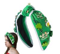 Lieawy Diadema Para El Día De San Patricio,Herramienta De Estilismo De Trébol Fashionable | Accesorios Para El Cabello De San Patricio,Para Fiesta Navidad Thanksgiving Mujeres Niñas Uso Diario