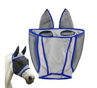 Lieawy Máscara Antimoscas para Caballos, Cobertura Protectora De Malla Fina, Ligera, para Establo Deporte Ecuestre Actividades al Aire Libre Granja Viaje Transporte