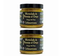 LIEBANARTESANA Mermelada Artesana de Naranja al Orujo, Pack 2 x 280 g