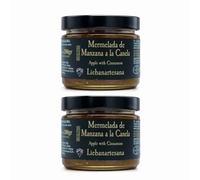 LIEBANARTESANA - Mermelada de Manzana a la Canela 280 g | Elaboración Artesanal y Natural | Producto Cantabria | Pack 2 Unidades