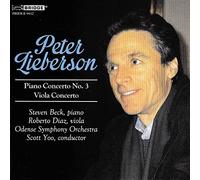 Lieberson: Concierto Para Piano Nº 3; Concierto Para Viola / Steven Beck, Piano. Roberto Diaz, Viola. Odense Symphony Orchestra. Scott Yoo, Dirección