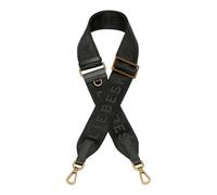 LIEBESKIND BERLIN accesorios de la bolsa Classic Logo Webbing Strap Gold Brass negro