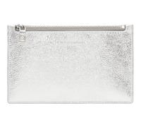 LIEBESKIND BERLIN Cuero bolsa de utensilios Kiwi Pouch Metallic Silver plateado