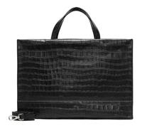 LIEBESKIND BERLIN bolso de hombro LOU 2 New Croco Satchel Black negro