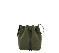 LIEBESKIND BERLIN bolso de hombro Monogram Bucket Bag Forest verde oscuro