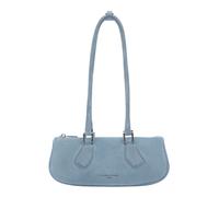LIEBESKIND BERLIN Cuero bolso de hombro Satchel Bag Blue Denim Suede azul claro
