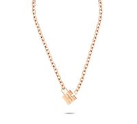 Liebeskind Berlin Collar de acero inoxidable en IP oro rosa