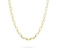 Liebeskind Berlin - Collar para Mujer de Acero Inoxidable Dorado, Oro Rosa y Negro, diseño Simple y Atractivo, joyería Moderna para Todos los días y Ocasiones Especiales, Dorado, 45 cm