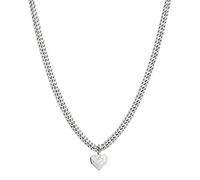 Liebeskind Berlin Corazón-Collar Para Mujeres - De Acero Inoxidable Cadena Con Liebevollem Colgante Corazón - En Y Versiones - Romántica Idea De Regalo