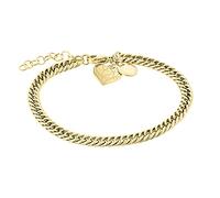 Liebeskind Berlin Corazón-Pulsera Para Mujeres - De Acero Inoxidable Joyería De Brazo Con Liebevollem Colgante Corazón - En Y Versiones - Romántica Idea De Regalo