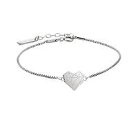 Liebeskind Berlin Corazón-Pulsera Para Mujeres - De Acero Inoxidable Joyería De Brazo Con Liebevollem Colgante Corazón - En Y Versiones - Romántica Idea De Regalo