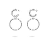 Liebeskind Berlin Creole LJ-1621-E-51 de acero inoxidable en plata, 5,1 cm, Acero inoxidable, Sin piedra preciosa