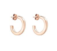 Liebeskind Berlin Creole LJ-1652-E-20 de acero inoxidable en IP oro rosa, 2 cm, Acero inoxidable, Sin piedra preciosa