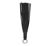 LIEBESKIND BERLIN Cuero accesorios de la bolsa Tassel Keyring Black negro
