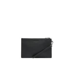 LIEBESKIND BERLIN Cuero bolsa de utensilios muñequera Pouch Black negro