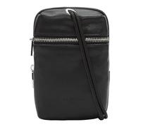 LIEBESKIND BERLIN Cuero bolso bandolera bolsa para móvil Mobile Pouch Black negro