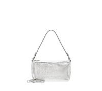 LIEBESKIND BERLIN Cuero bolso bandolera bolso de hombro Crossbody Bag Metallic Silver plateado