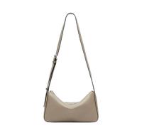 LIEBESKIND BERLIN Cuero bolso bandolera bolso de hombro Sky II Crossbody Neutral Grey marrón topo